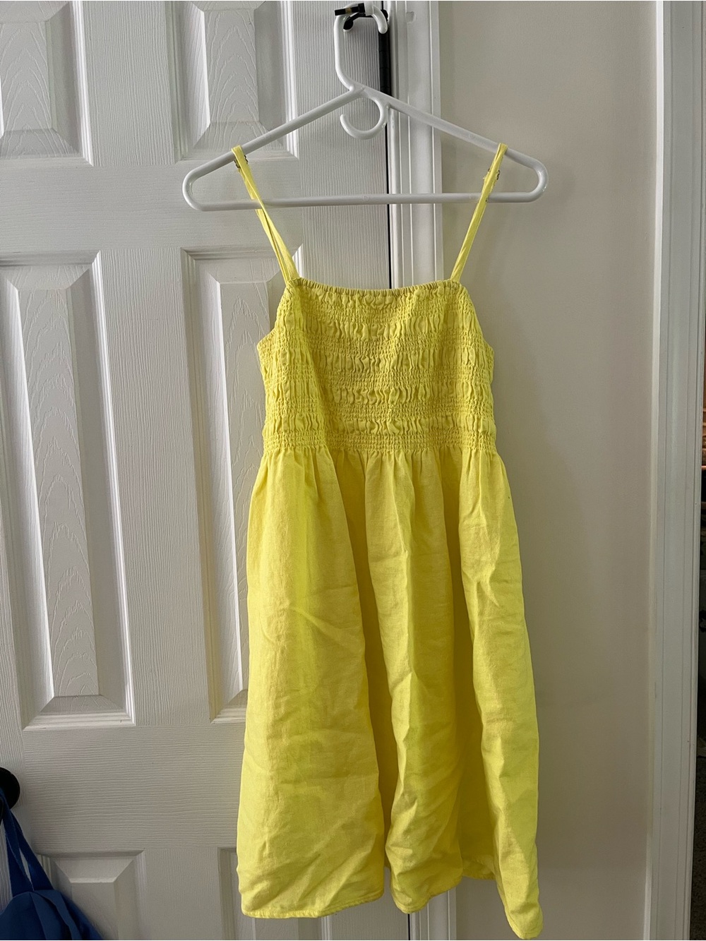 Universal Thread Yellow Smocked Tube Top Dress